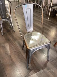 Sedia A Indoor di Tolix in acciaio