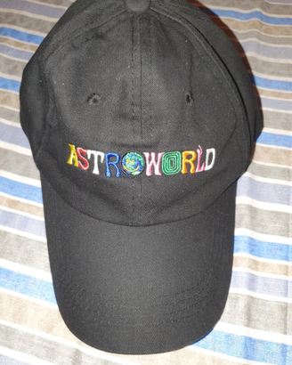 Cappello travis scott astroworld nero regolabile