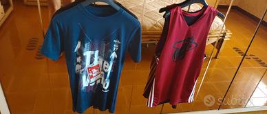 T-shirt hard rock cafe più canotta Miami Tg S