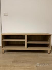 MOBILE PORTA TV IKEA COLOR ROVERE CHIARO