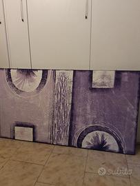 Quadro con pittura in rilievo