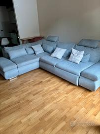 Divano Letto con Penisola 285x227x87 cm