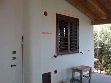 Infisso + persiana in alluminio