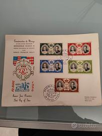 Rara busta commemorativa affrancata e timbrata