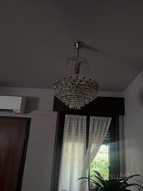 Lampadario a doppia corona