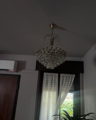 Lampadario a doppia corona