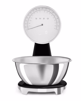 SMEG Bilancia da cucina analogica e digitale, Nera