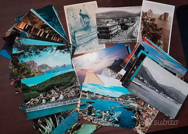 LOTTO 60 CARTOLINE DELLA CAMPANIA A COLORI E B/N