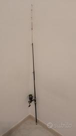 Canna da pesca con mulinello 