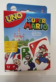 Carte UNO Super Mario Bros nuove mattel games