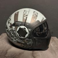 Casco jet con interfono