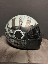 Casco jet con interfono