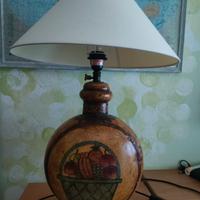 Lampada da tavolo stile country 