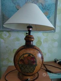 Lampada da tavolo stile country 