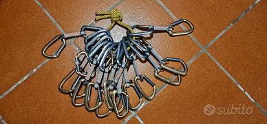 NUOVI n.15 rinvii arrampicata Cassin UFO