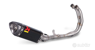 Scarico Akrapovic carbon completo per Yamaha R3