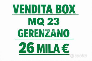 vendita box ampio a gerenzano