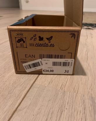 scarpe bambina taglia 31