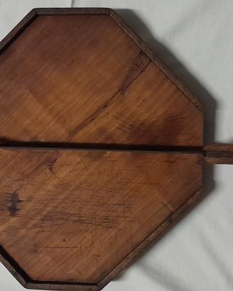 tagliere d'epoca ottagonale 