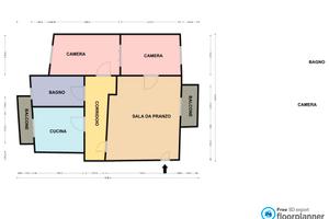 Trilocale in via rosini