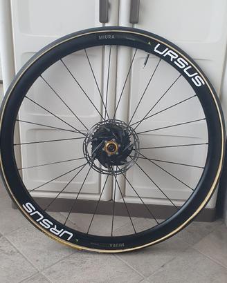 Coppia Ruote Ursus Miura TS37 carbonio tubolare
