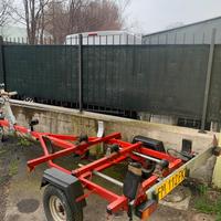 Carrello porta gommoni