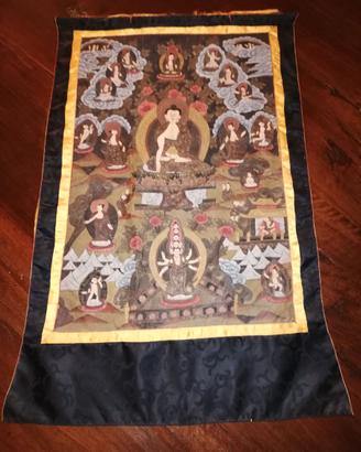 Batik Indiano Dipinto su Tela