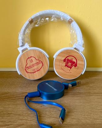 Lotto Tech Nuovo: Cuffie Bluetooth + Cavo Multiplo
