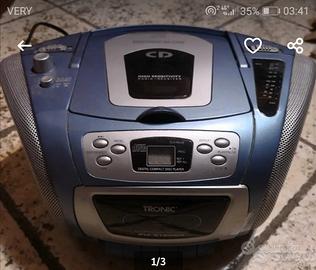 radio stereo portatile batteria tronic