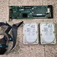 Controller SCSI HP PCI 2 HDD Cheetah 10k.7 e cavo