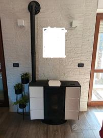 splendida stufa a pellet extra flame da design
