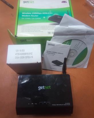 Modem Router ADSL Getnet GA-524WA