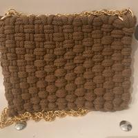 Borsa intrecciata bobbiny