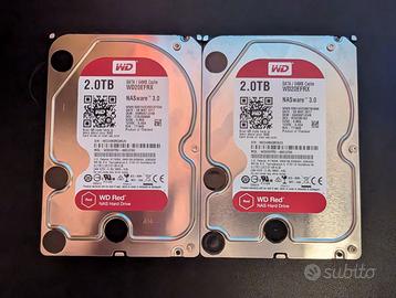 2x2TB WD Red -WD20EFRX