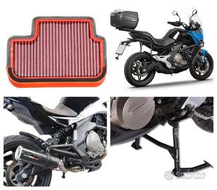 Cf Moto 650 Mt accessori valigie scarico catena