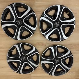 4 copricerchi platto ruote Citroen C3 Raggio 16