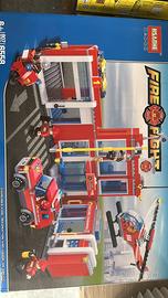 Stazione pompieri compatibili lego