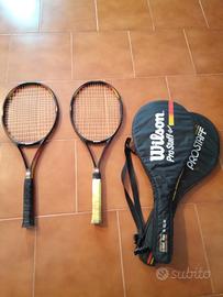 Coppia Racchetta Wilson Pro Staff Classic SQ 95 IN