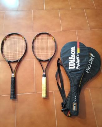 Coppia Racchetta Wilson Pro Staff Classic SQ 95 IN