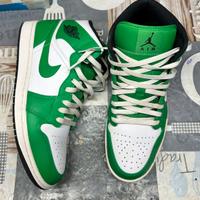 Jordan 1 Mid Lucky Green