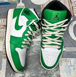 Jordan 1 Mid Lucky Green