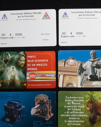 Schede telefoniche nuove. 