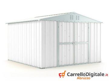 Box struttura lamiera Acciaio 327x307cm bianco
