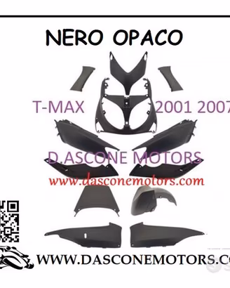 Kit carene tmax 2001 2007 nero opaco nuove