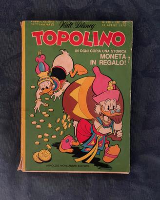 Fumetto di topolino 12 aprile 1970