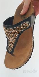 Infradito donna in pelle numero 35