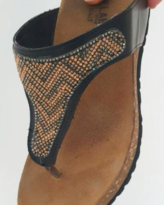 Infradito donna in pelle numero 35