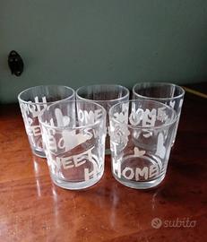 Bicchieri shabby chic 