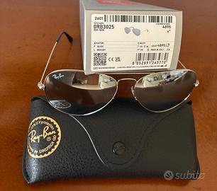 🕶️ Ray-Ban Aviator RB3025 W3277 – Silver / Mercury