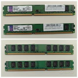 Banchi ram 2 x 4gb DDR3